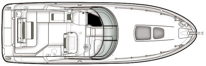 Sea Ray Yachts 310 Sundancer floor plan