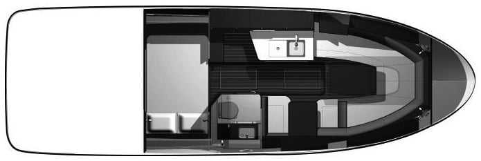 Sea Ray Yachts 310 Sundancer floor plan