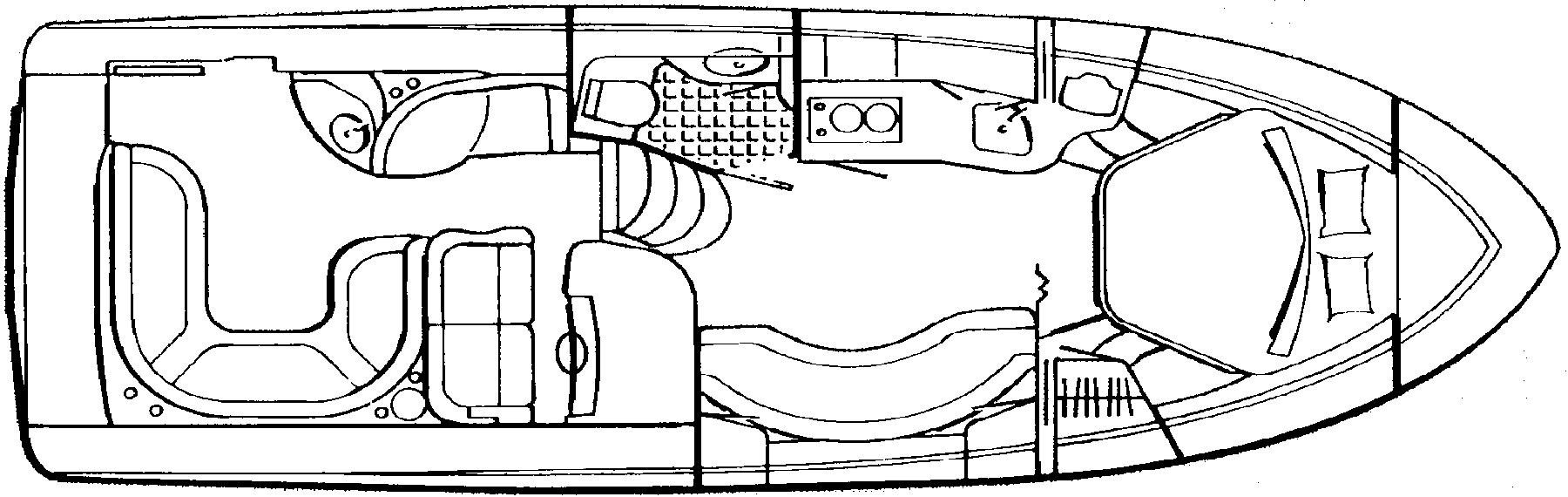 Sea Ray Yachts 320 Sundancer floor plan