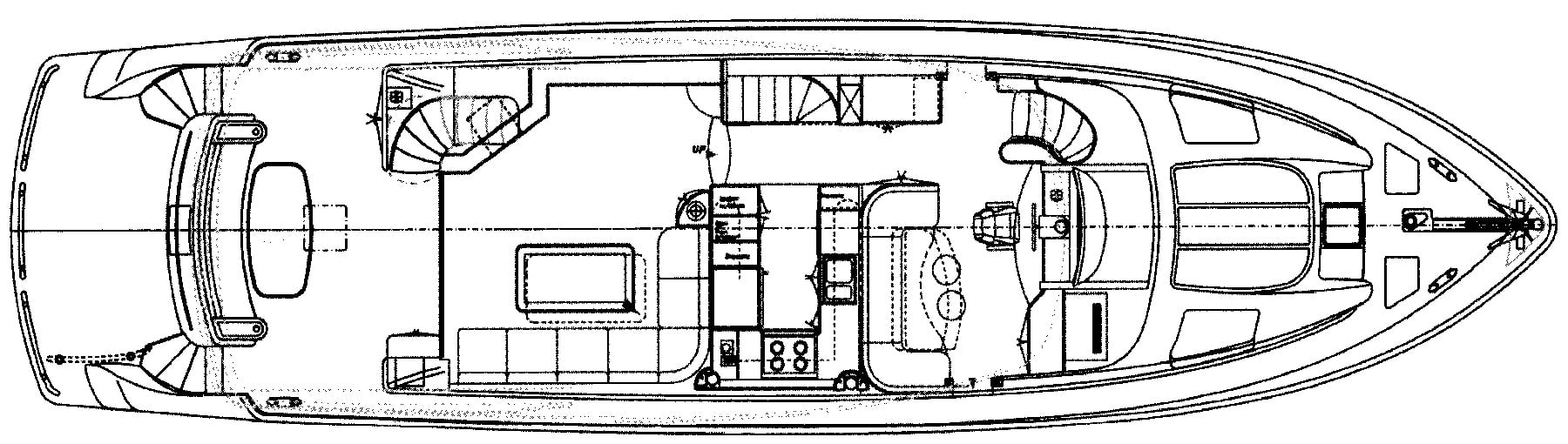 Horizon Yachts 73 Motor Yacht floor plan