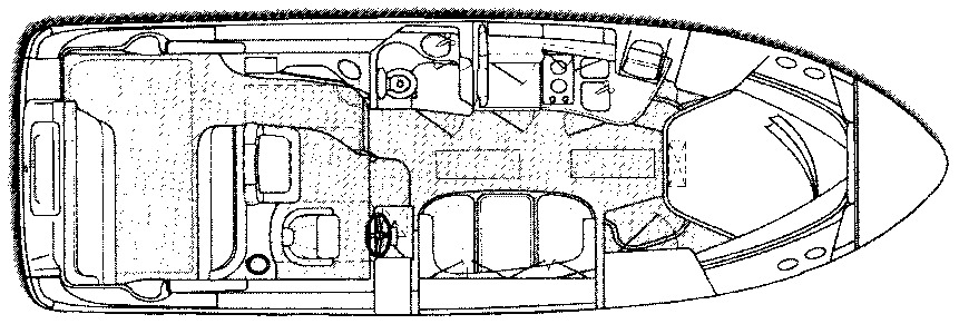 Sea Ray Yachts 340 Sundancer floor plan