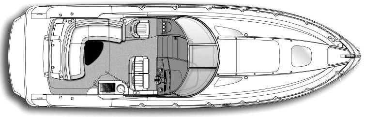 Sea Ray Yachts 350-370 Sundancer floor plan