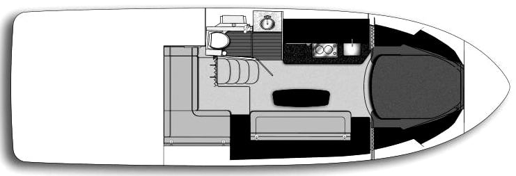 Sea Ray Yachts 350-370 Sundancer floor plan