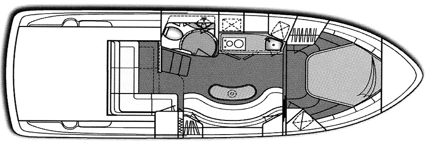 Sea Ray Yachts 360 Sundancer floor plan