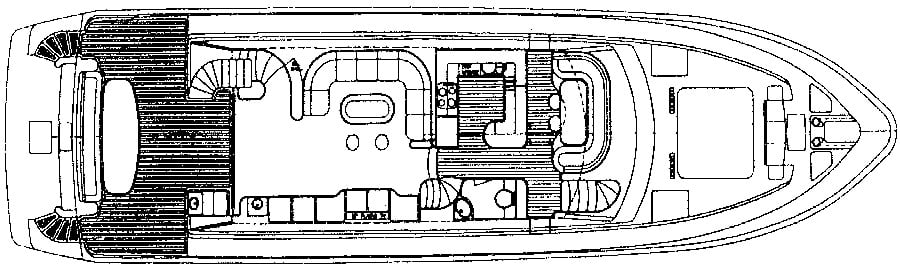 Horizon Yachts 82 Motor Yacht floor plan