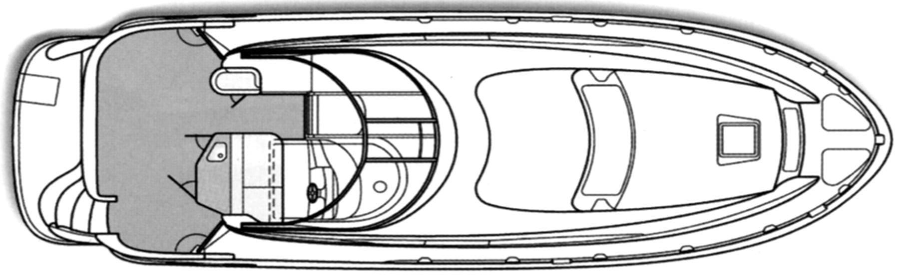 Sea Ray Yachts 390 Motor Yacht; 40 Motor Yacht floor plan