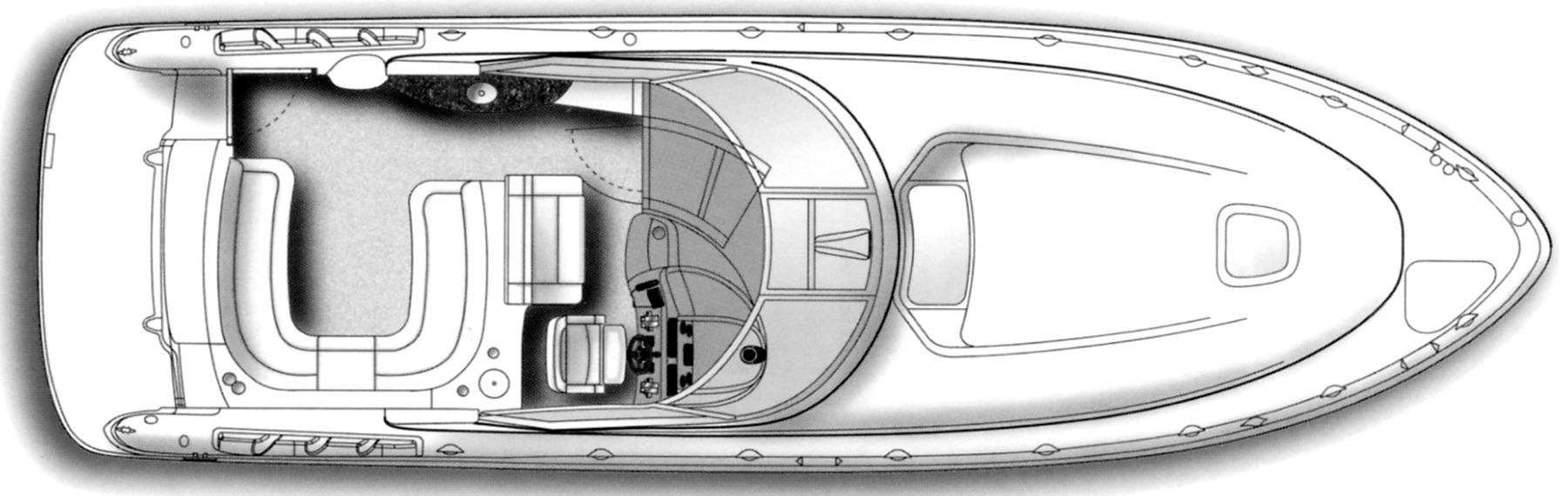 Sea Ray Yachts 390 Sundancer; 40 Sundancer floor plan