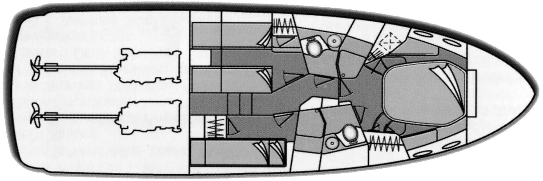 Sea Ray Yachts 400 Sedan Bridge floor plan