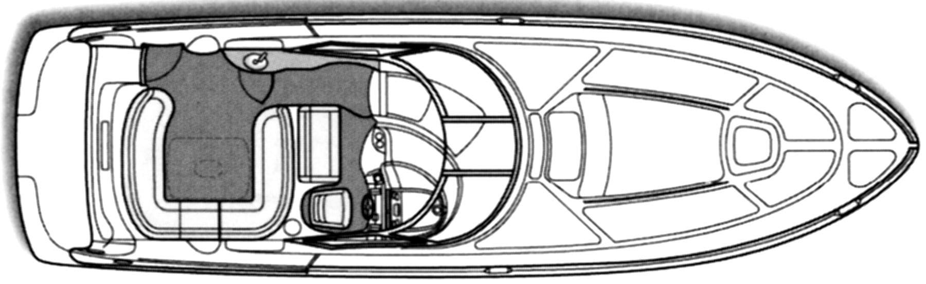 Sea Ray Yachts 420 Sundancer; 44 Sundancer floor plan