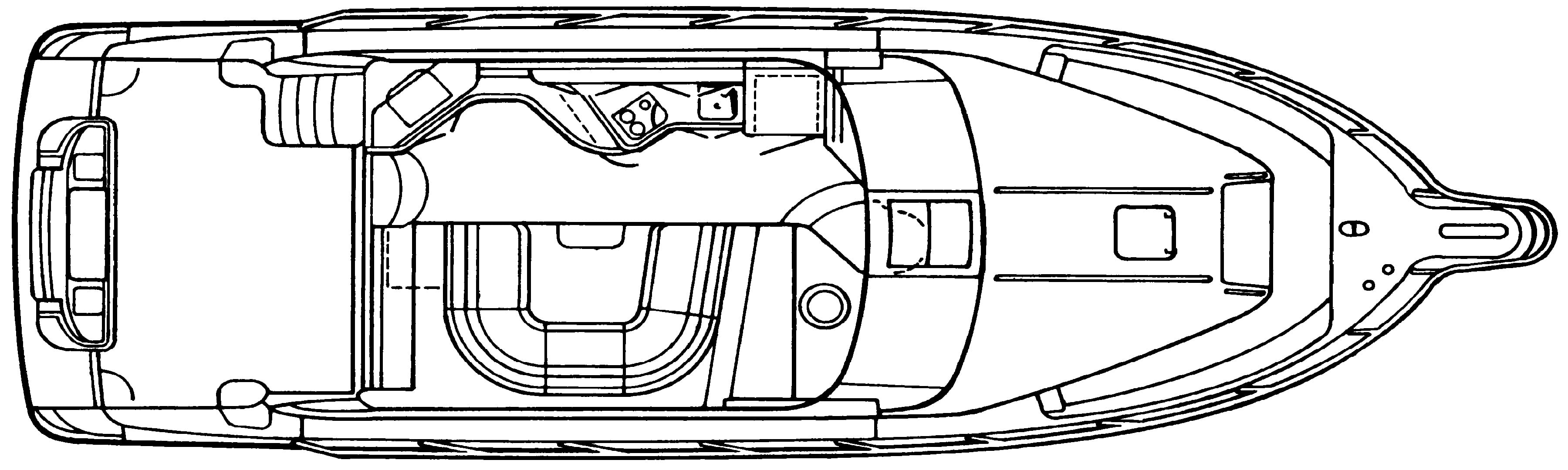 Sea Ray Yachts 450 Express Bridge floor plan