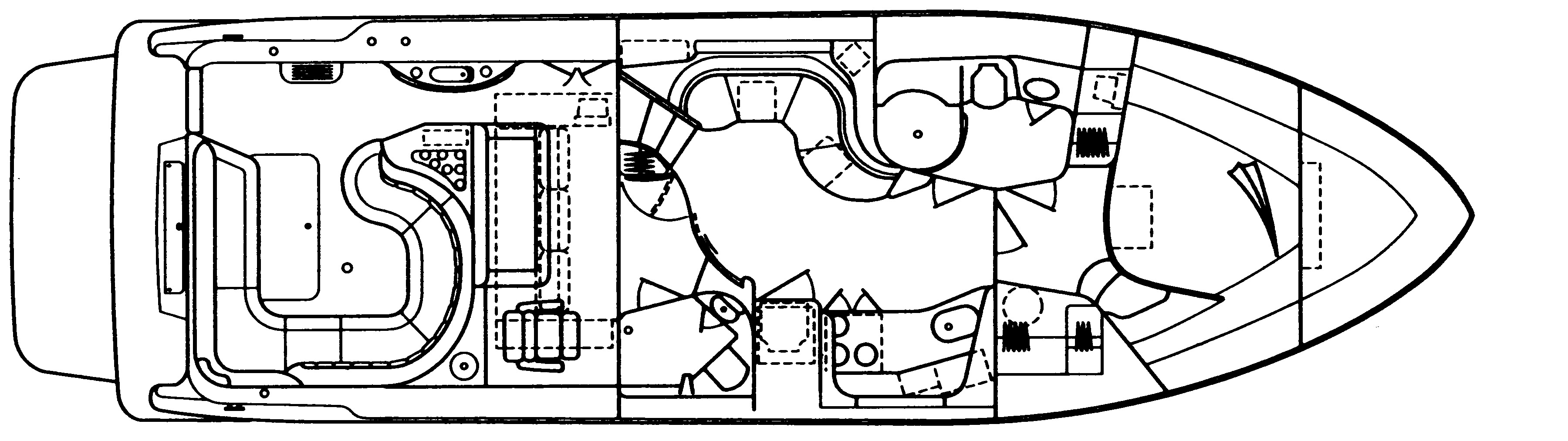 Sea Ray Yachts 450 Sundancer floor plan
