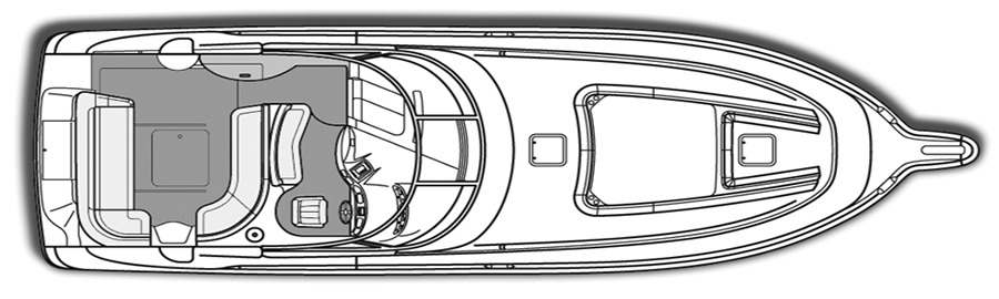 Sea Ray Yachts 460 Sundancer floor plan