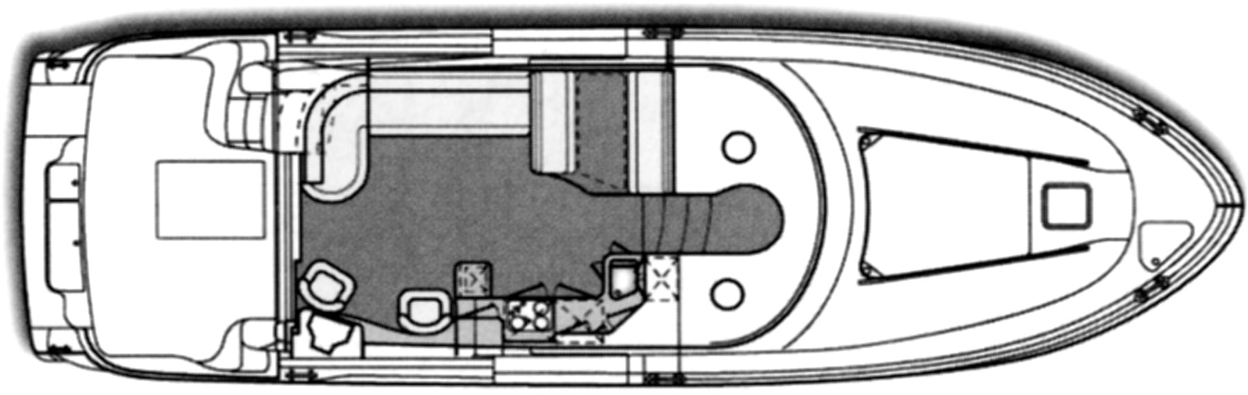 Sea Ray Yachts 480 Sedan Bridge floor plan