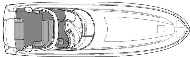 Sea Ray Yachts 510 Sundancer floor plan