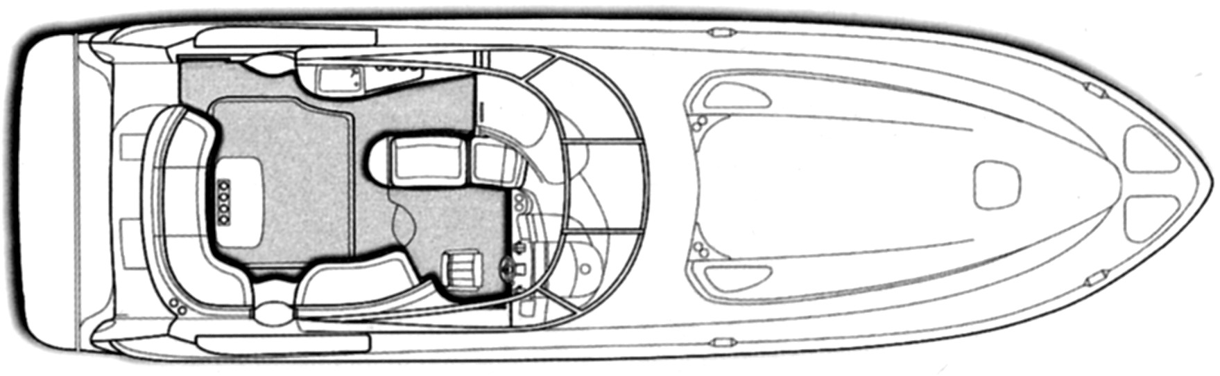 Sea Ray Yachts 500 Sundancer; 52 Sundancer floor plan