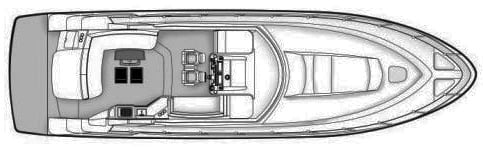 Sea Ray Yachts 540 Sundancer floor plan