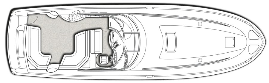 Sea Ray Yachts 550 Sundancer floor plan