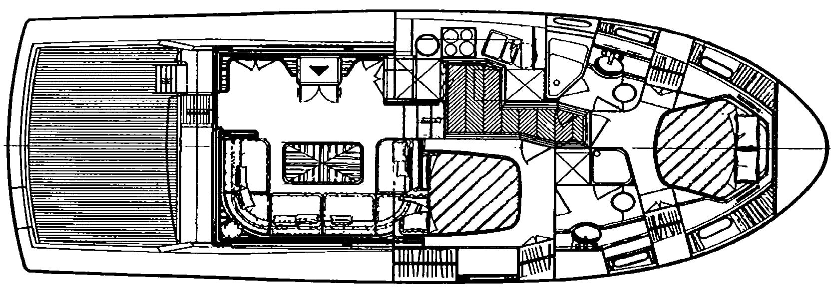 Hylas 47 Convertible floor plan