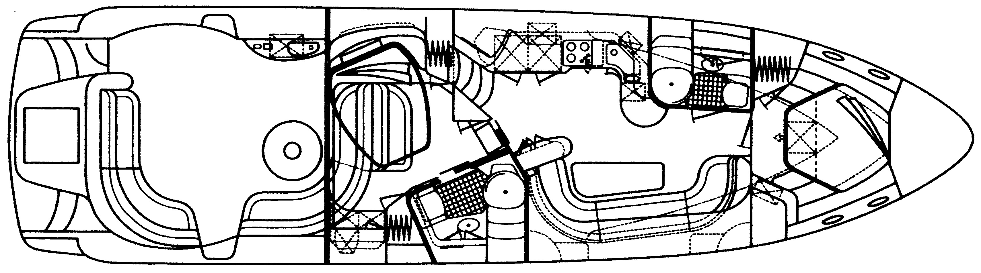 Sea Ray Yachts 580 Super Sun Sport floor plan