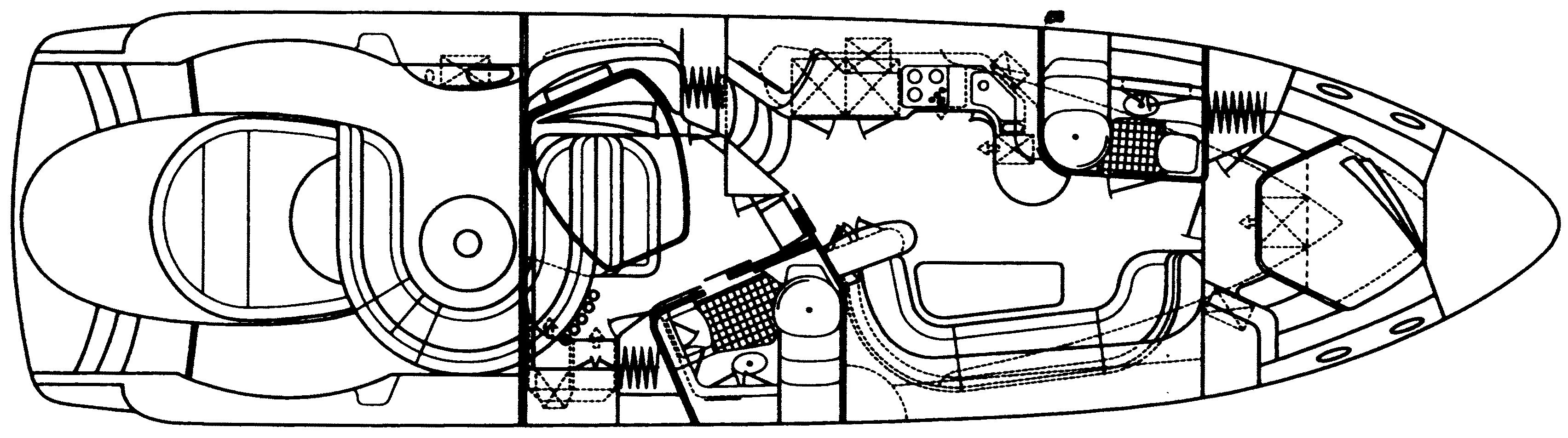Sea Ray Yachts 580 Super Sun Sport floor plan