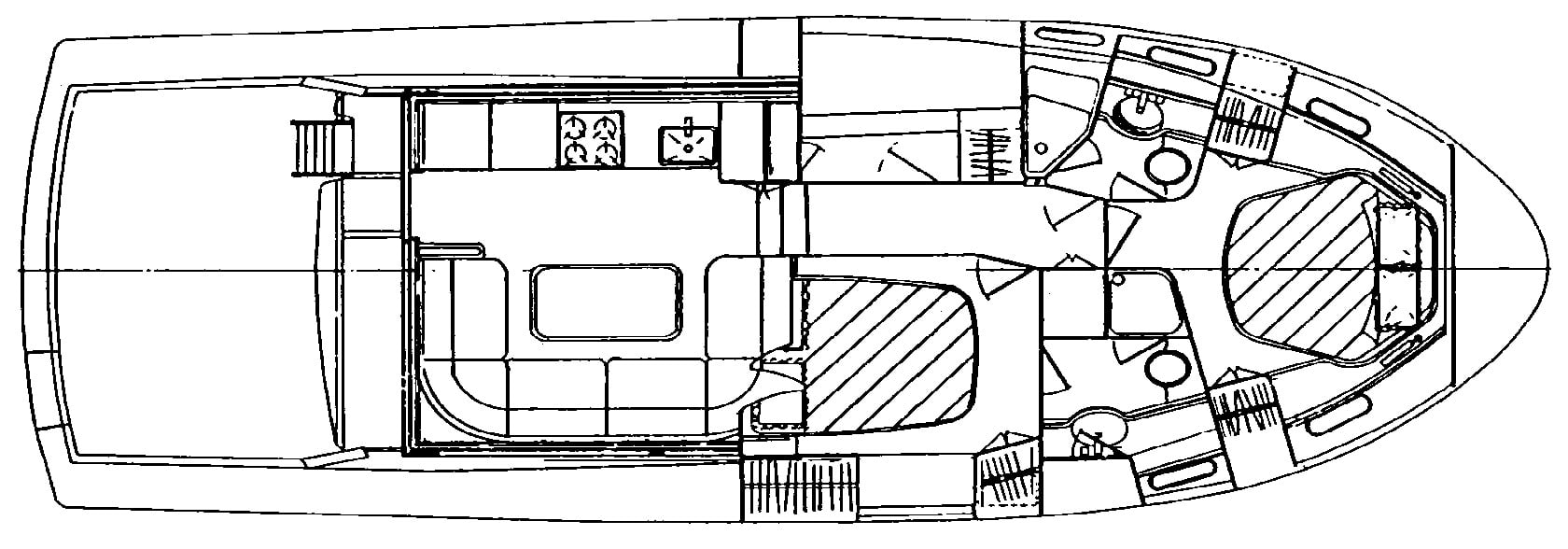Hylas 47 Convertible floor plan