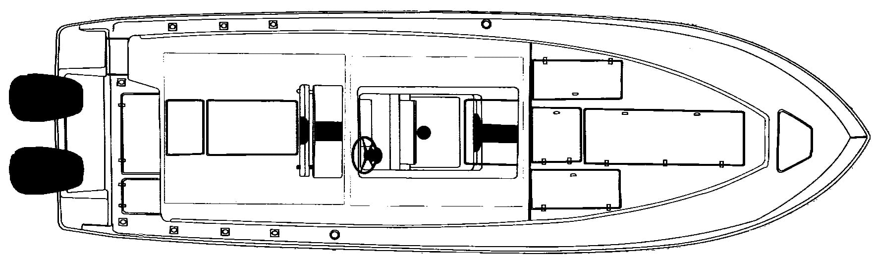 SeaVee 340 floor plan