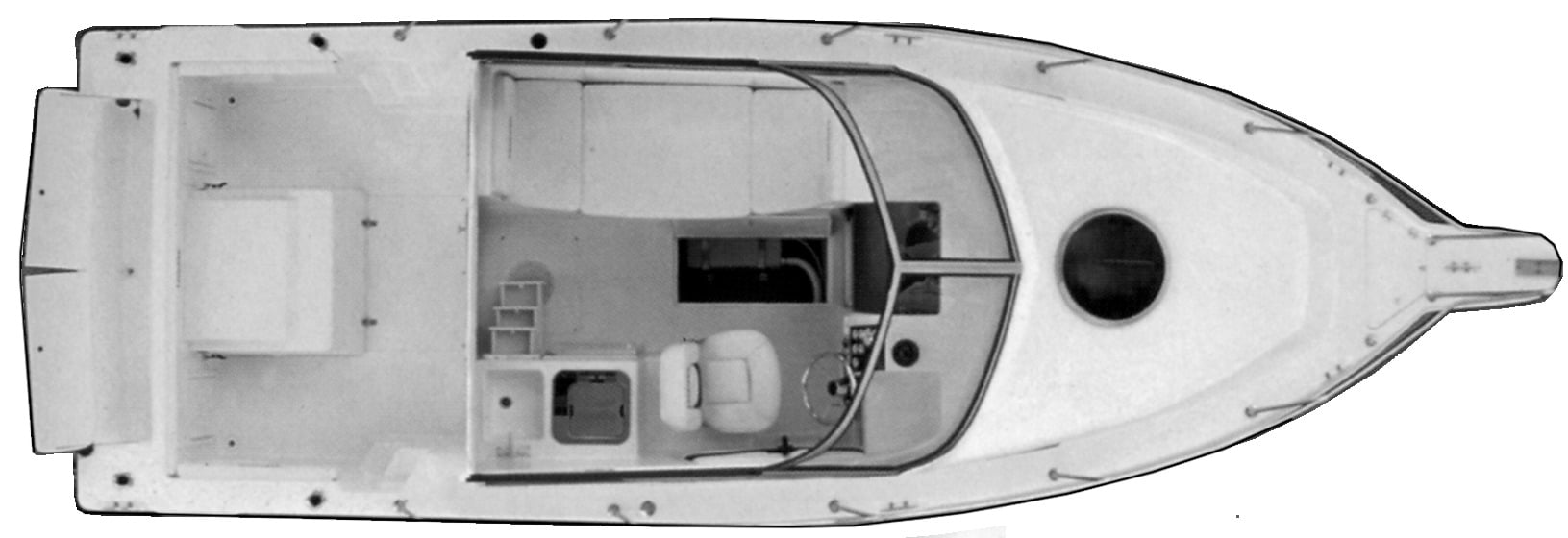 Seaswirl Striper 2600 Sport Cabin floor plan