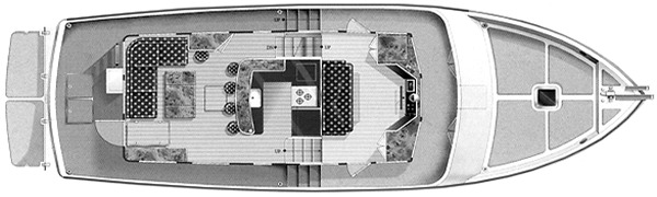 Selene Yachts 43-45 floor plan