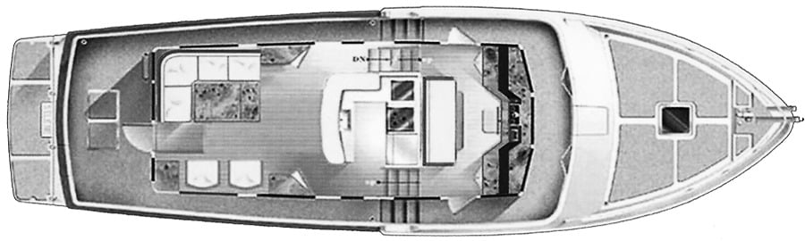 Selene Yachts 47 floor plan
