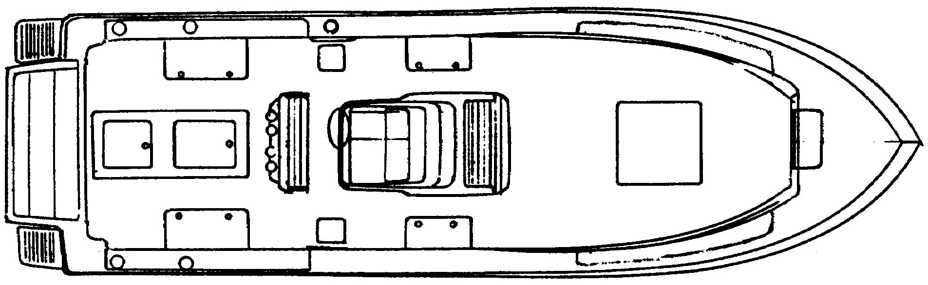 Intrepid Yachts 26 Center Console floor plan