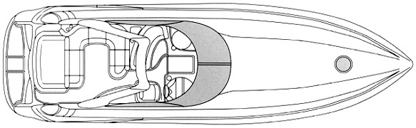 Sunseeker Yachts Camargue 44 floor plan