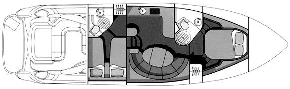Sunseeker Yachts Camargue 44 floor plan