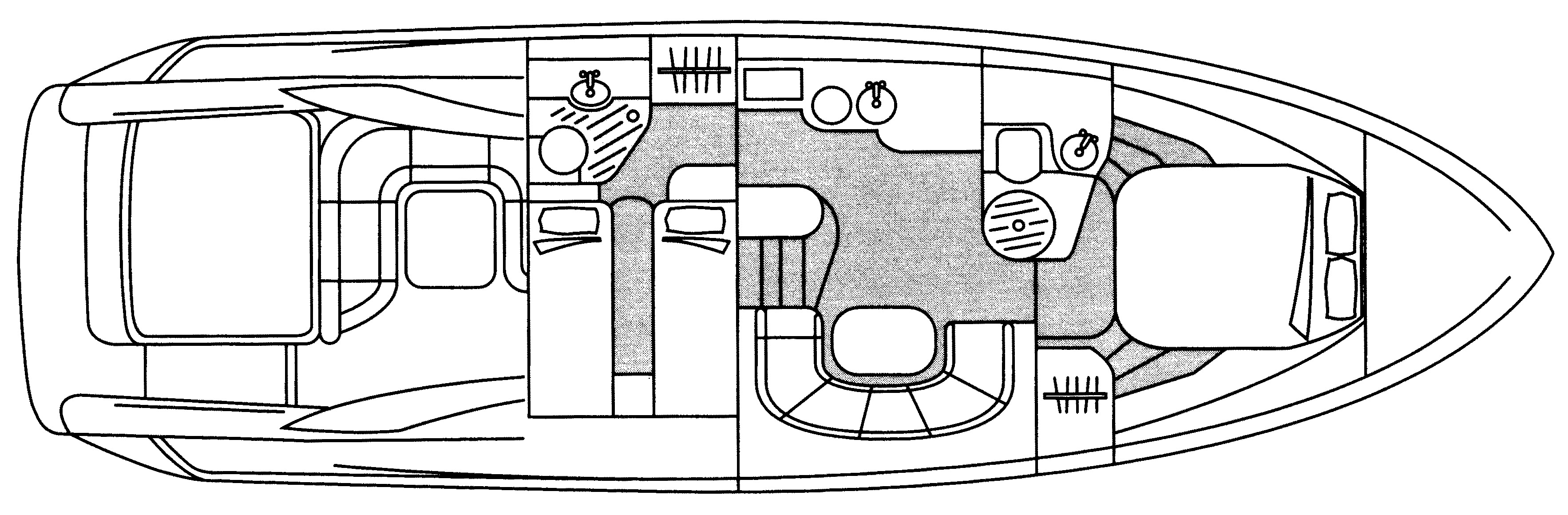 Sunseeker Yachts Camargue 47 floor plan