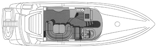 Sunseeker Yachts Manhattan 48 floor plan