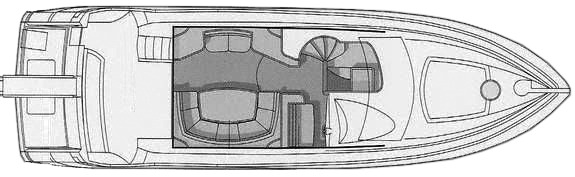 Sunseeker Yachts Manhattan 50 floor plan
