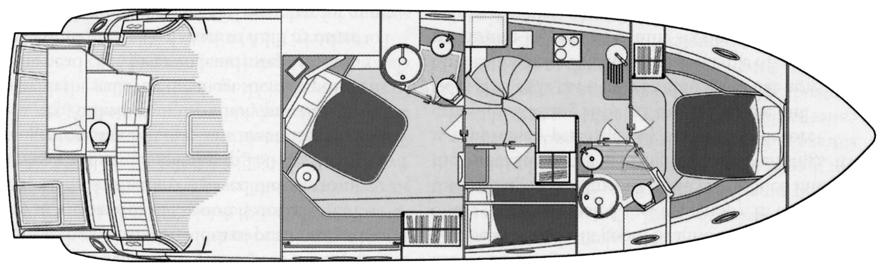 Sunseeker Yachts Manhattan 50 floor plan