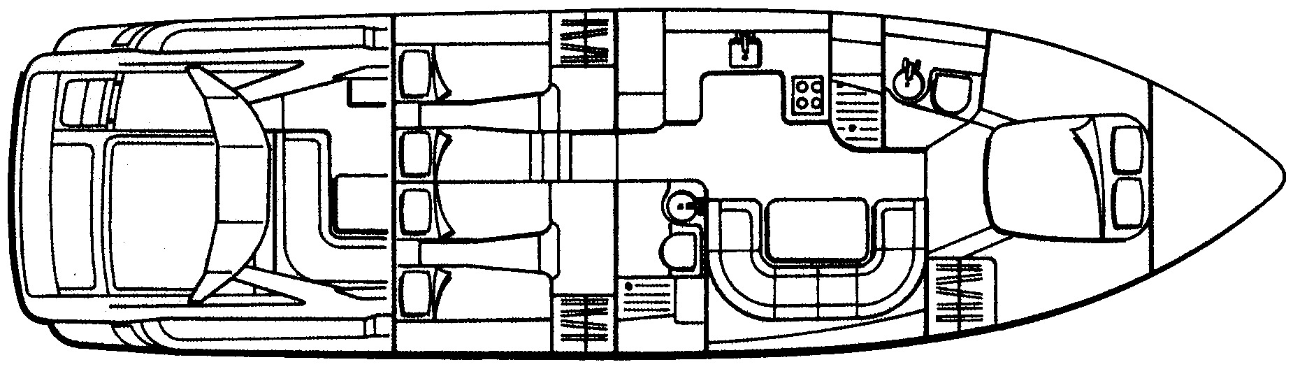 Sunseeker Yachts Camargue 55 floor plan