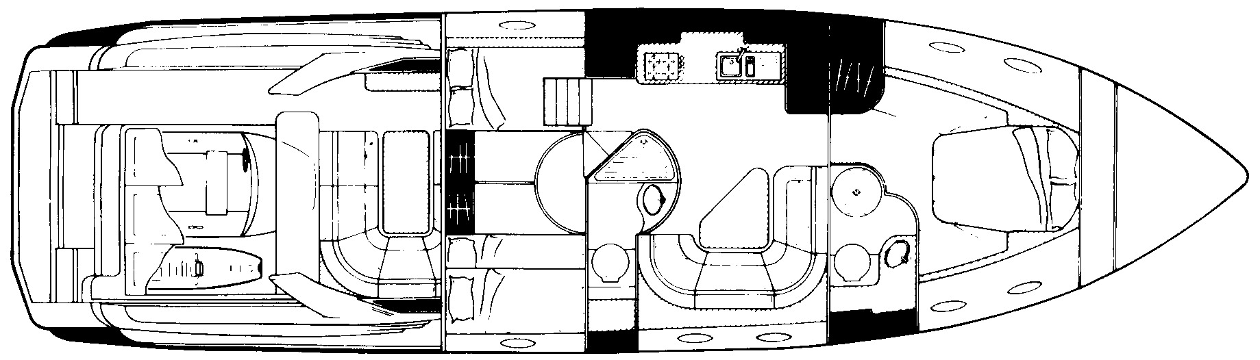 Sunseeker Yachts Renegade 60 floor plan