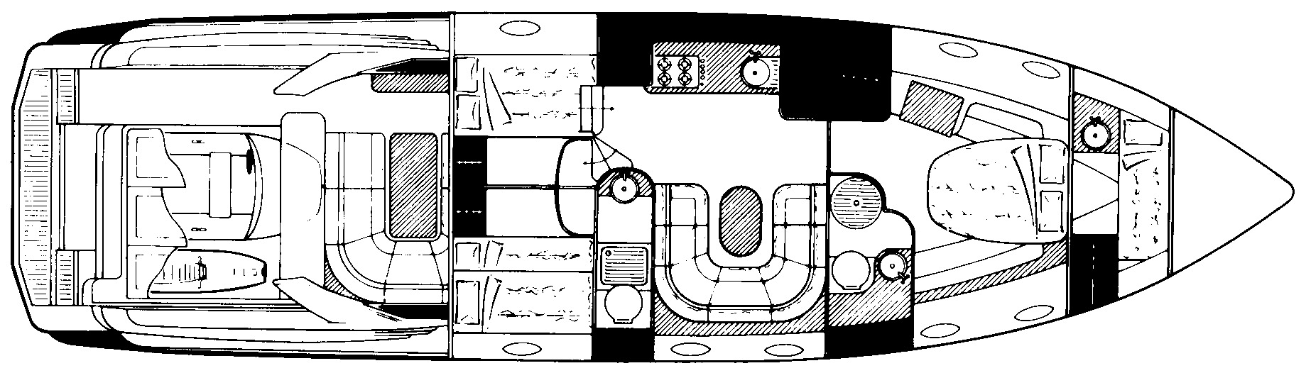 Sunseeker Yachts Renegade 60 floor plan
