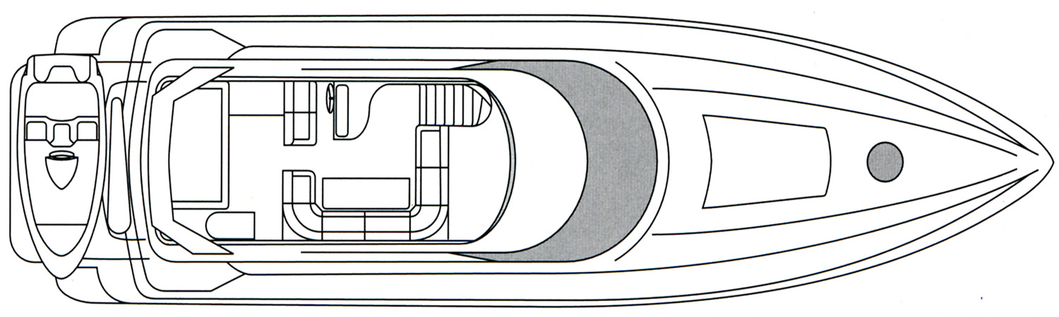 Sunseeker Yachts Manhattan 62 floor plan