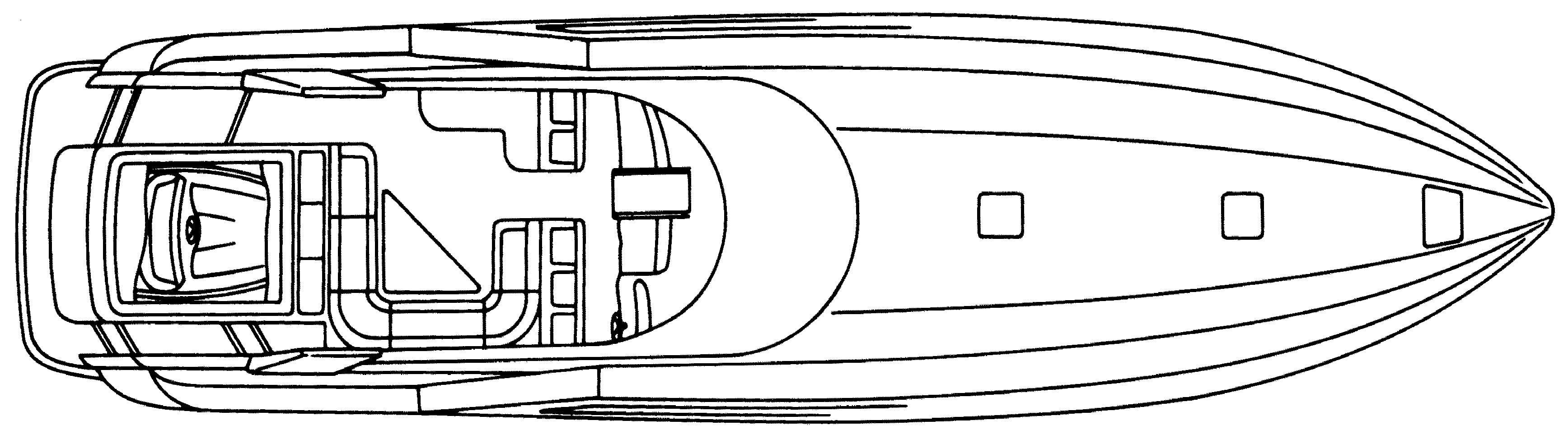Sunseeker Yachts Predator 63 floor plan