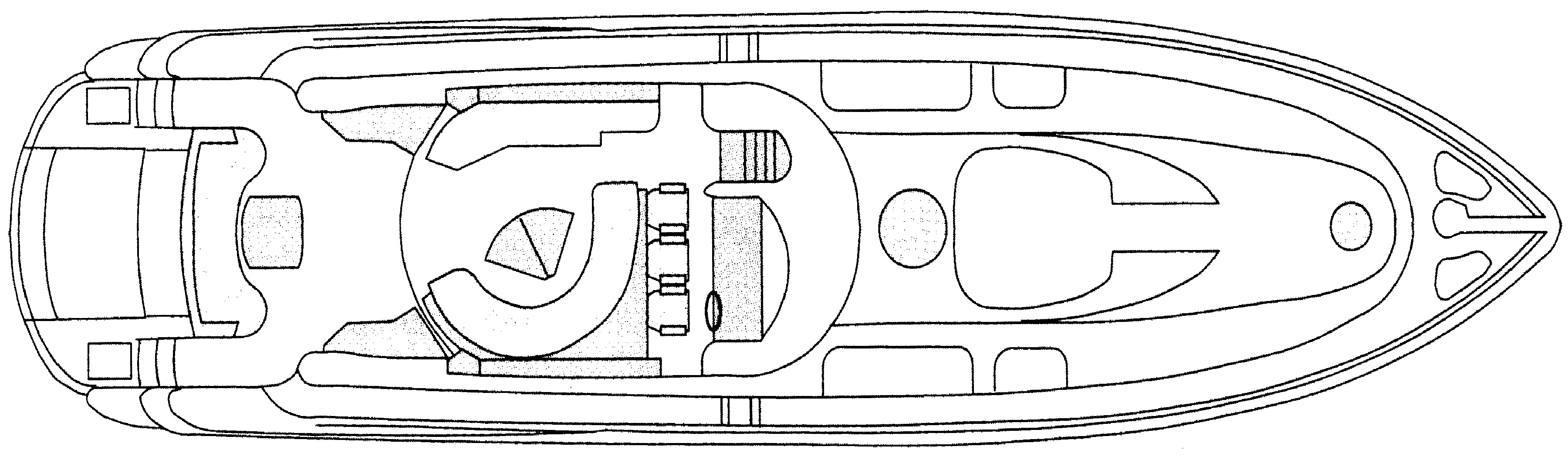 Sunseeker Yachts Predator 80 floor plan