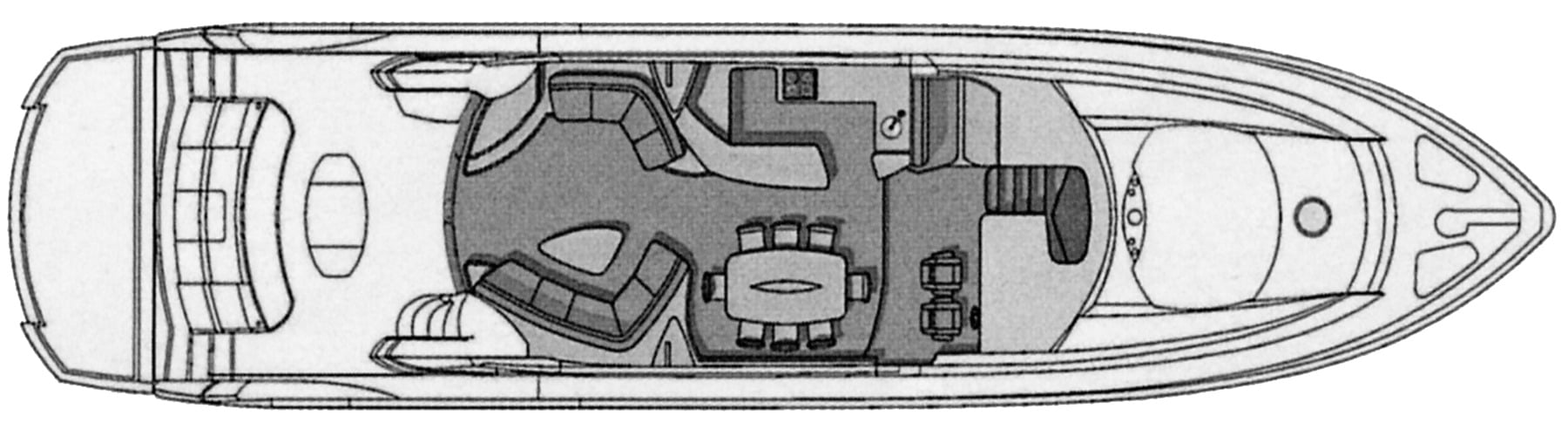 Sunseeker Yachts 82 Yacht floor plan