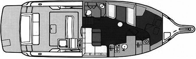 Tiara Yachts 3500 Express floor plan