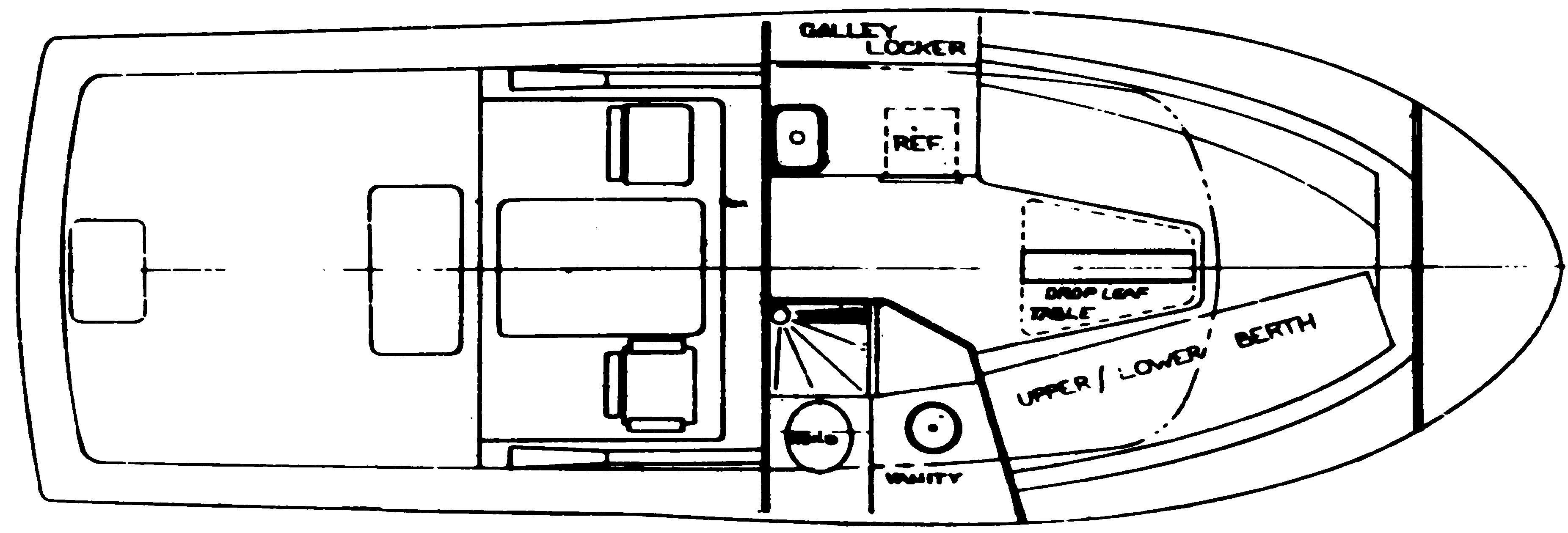 Topaz 29 Sportfisherman floor plan