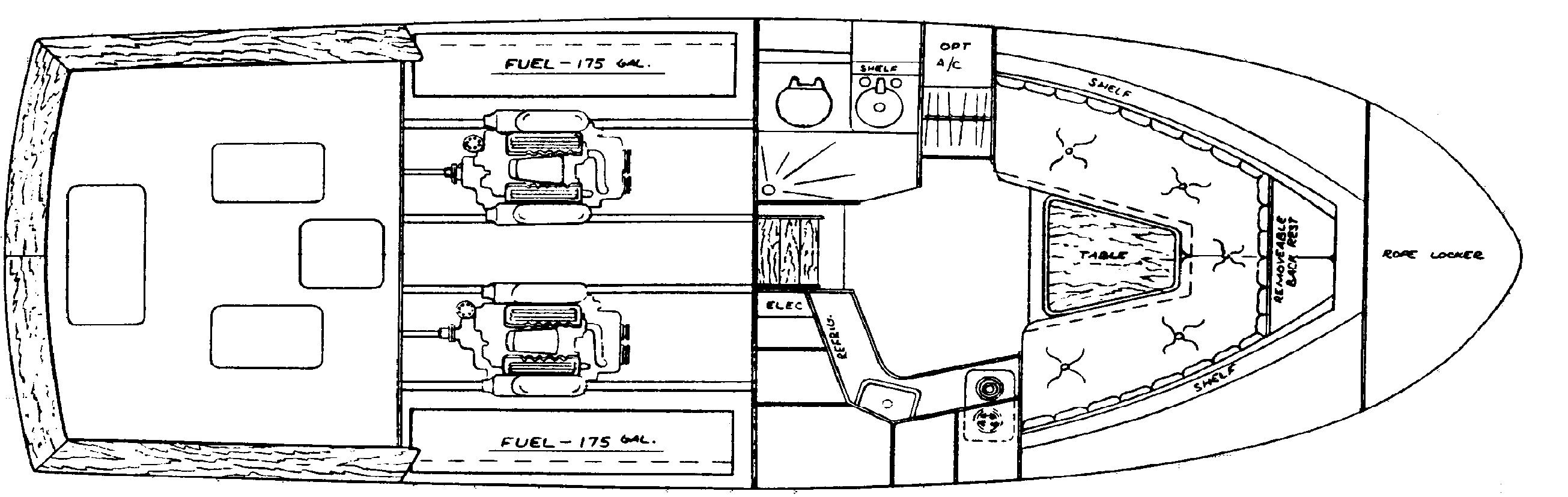 Topaz 32 Royale floor plan