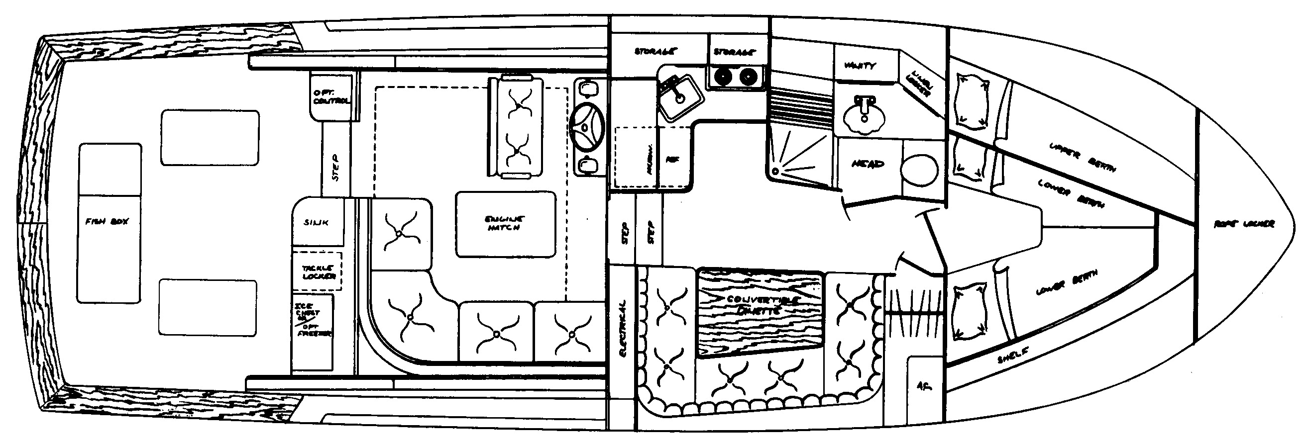 Topaz 39 Royale floor plan