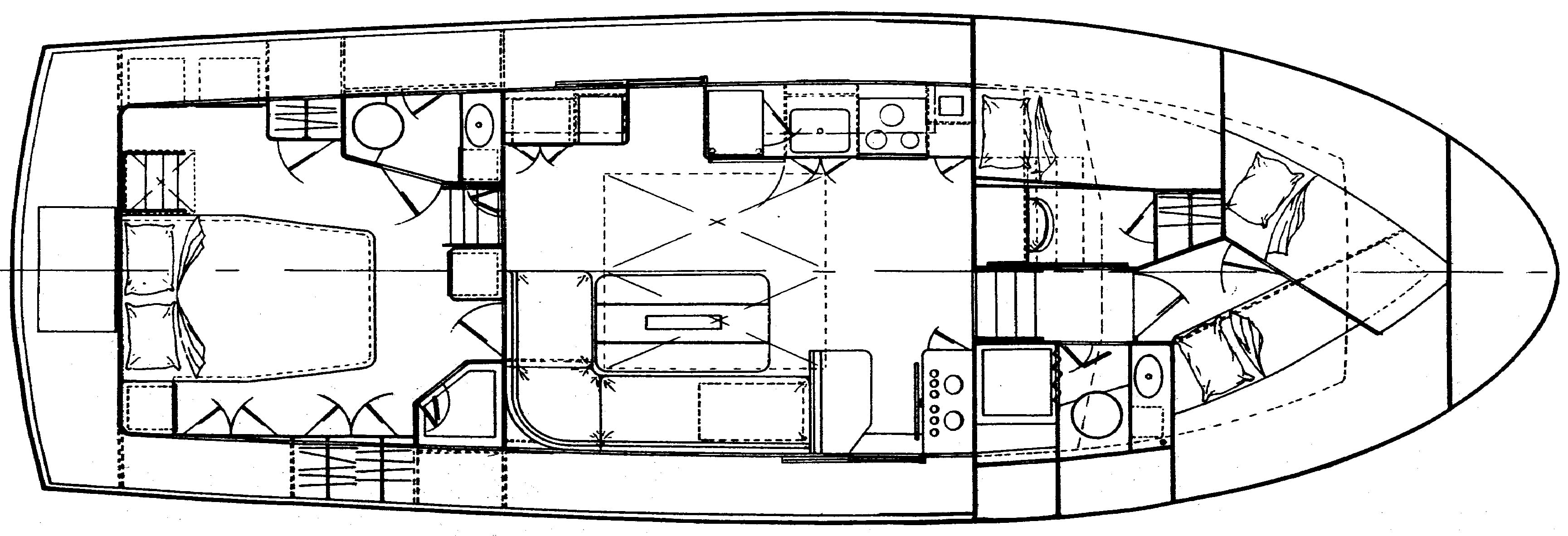 Island Gypsy 40 Classic floor plan