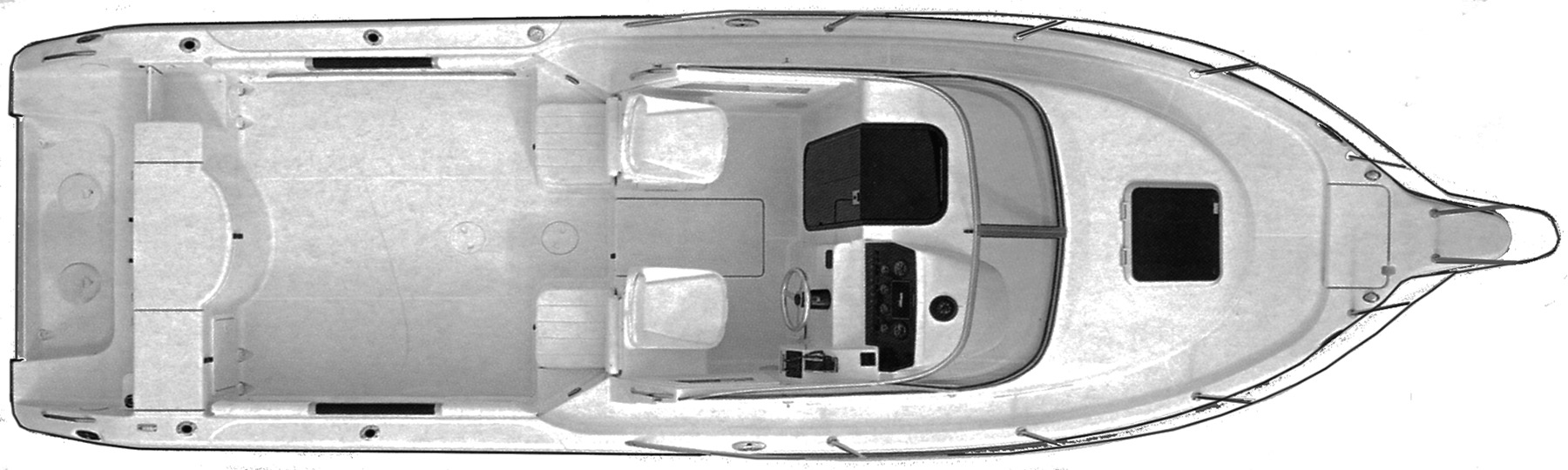 Triton 2690 Walkaround floor plan
