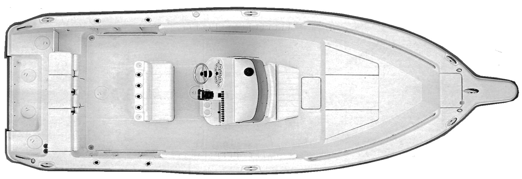 Triton 2500-2690 Center Console floor plan